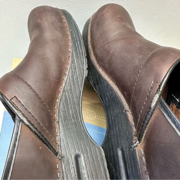 Dansko XP 2.0 oiled dark brown leather professional clog shoes. women's 41 10.5 - Picture 7 of 7